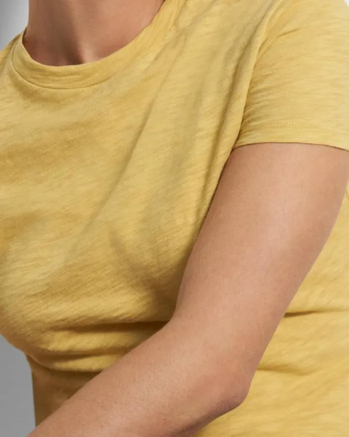 TShirts Tank Tops Women Theory Tiny Tee In Organic Slub Cotton Sun TShirts Tank Tops Women Theory Tiny Tee In Organic Slub Cotton Sun