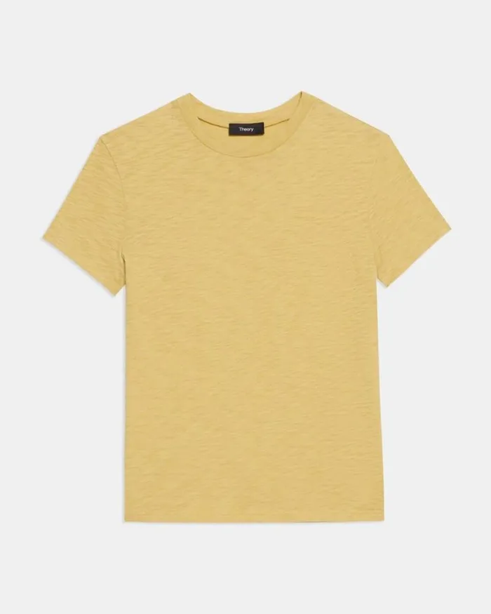 TShirts Tank Tops Women Theory Tiny Tee In Organic Slub Cotton Sun TShirts Tank Tops Women Theory Tiny Tee In Organic Slub Cotton Sun