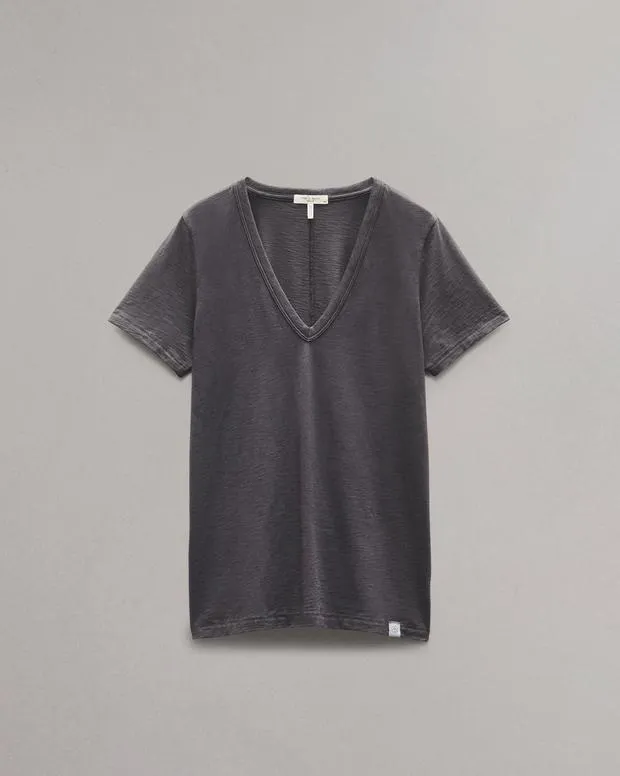 TShirts Women Rag and Bone The Slub Vee Greystone