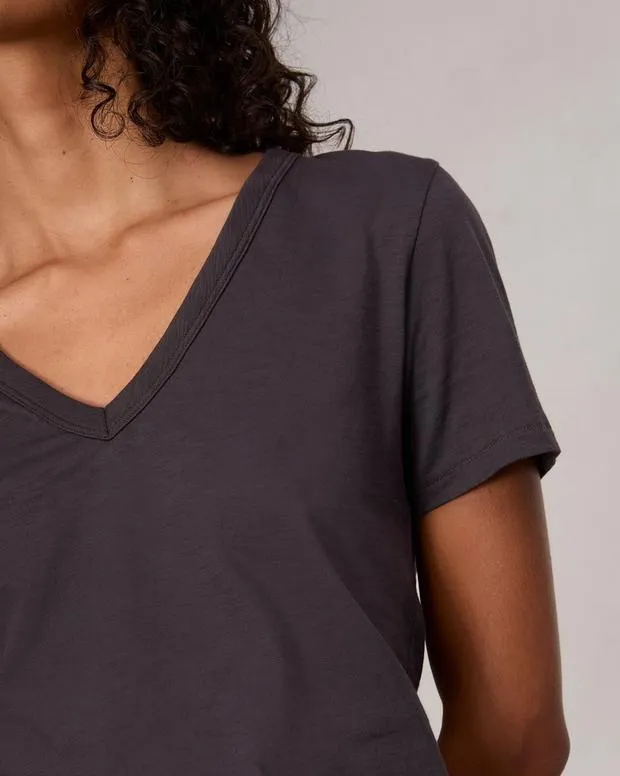 TShirts Women Rag and Bone The Slub Vee Greystone