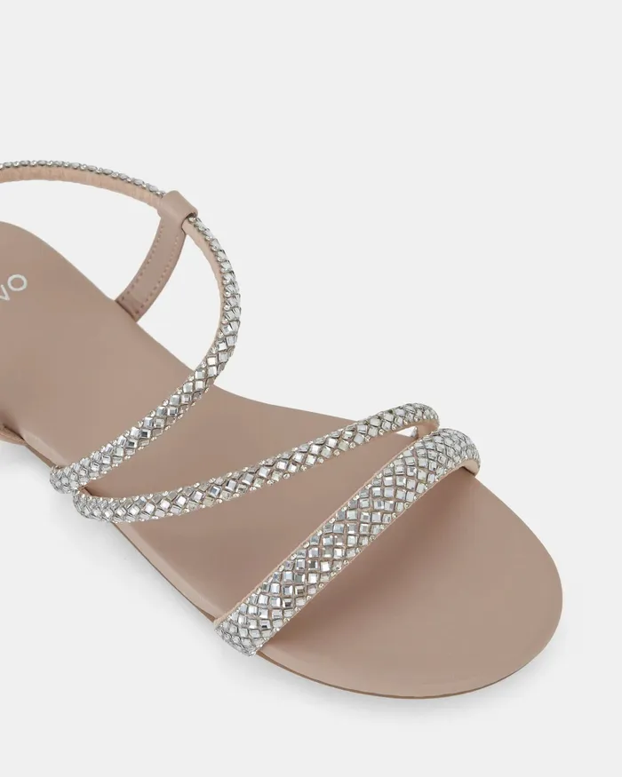 TAISSA NUDE Flat Sandals Women Flat Sandals NOVO Shoes