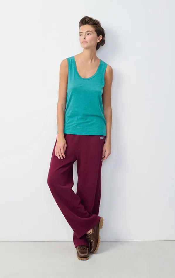 Tank Top Jacksonville Emerald Melange Women American Vintage Tops and Tanktops Tank Top Jacksonville Emerald Melange Women American Vintage Tops and Tanktops