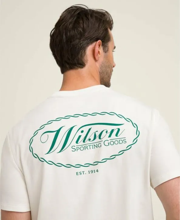Tanks and TShirts Men Wilson Easy Street Tee Sandrift Tanks and TShirts Men Wilson Easy Street Tee Sandrift
