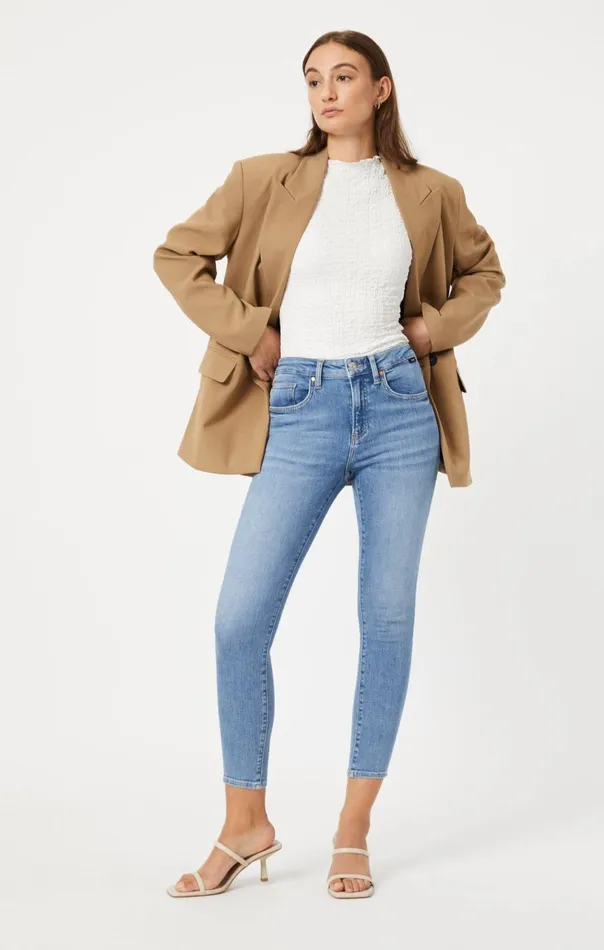 Tess Skinny In Light Used Vintage Flex Blue Women Mavi Jeans Denim