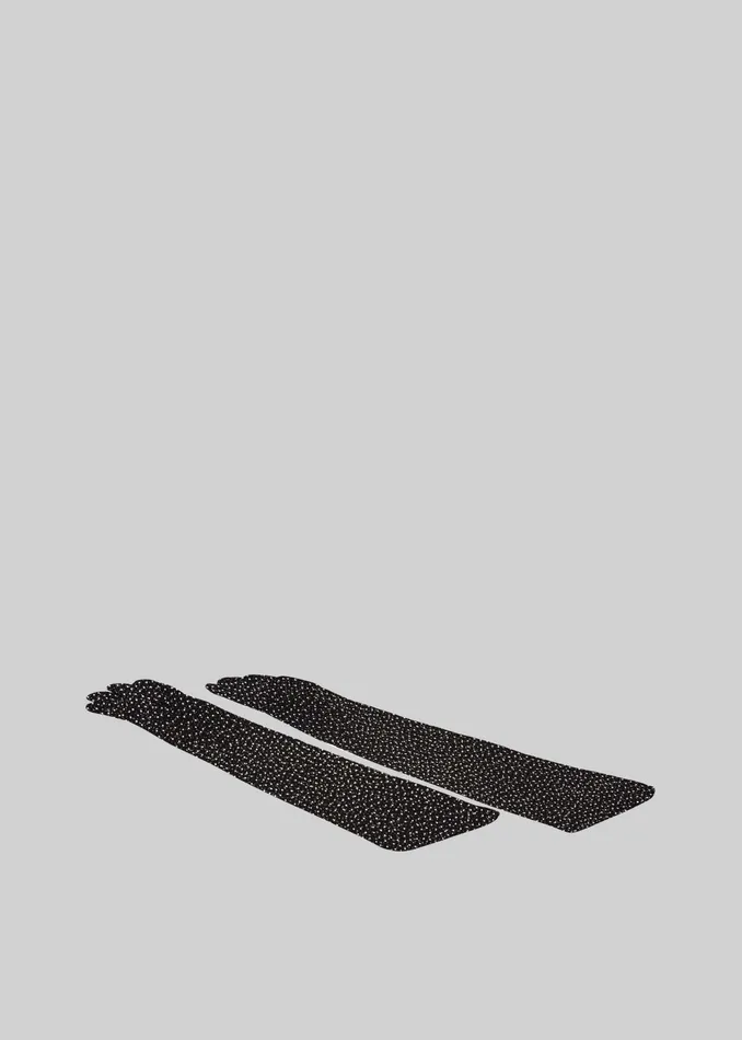 The Frankie Shop Beaufille Elbow Gloves 8211 BlackGold 8211 Women