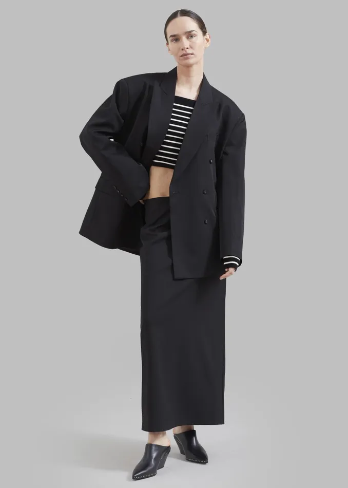 The Frankie Shop Bottoms Demi Pencil Skirt 8211 Black 8211 Women