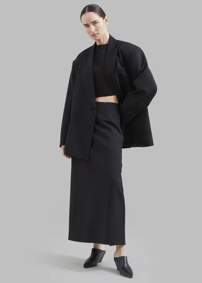 The Frankie Shop Bottoms Demi Pencil Skirt 8211 Black 8211 Women