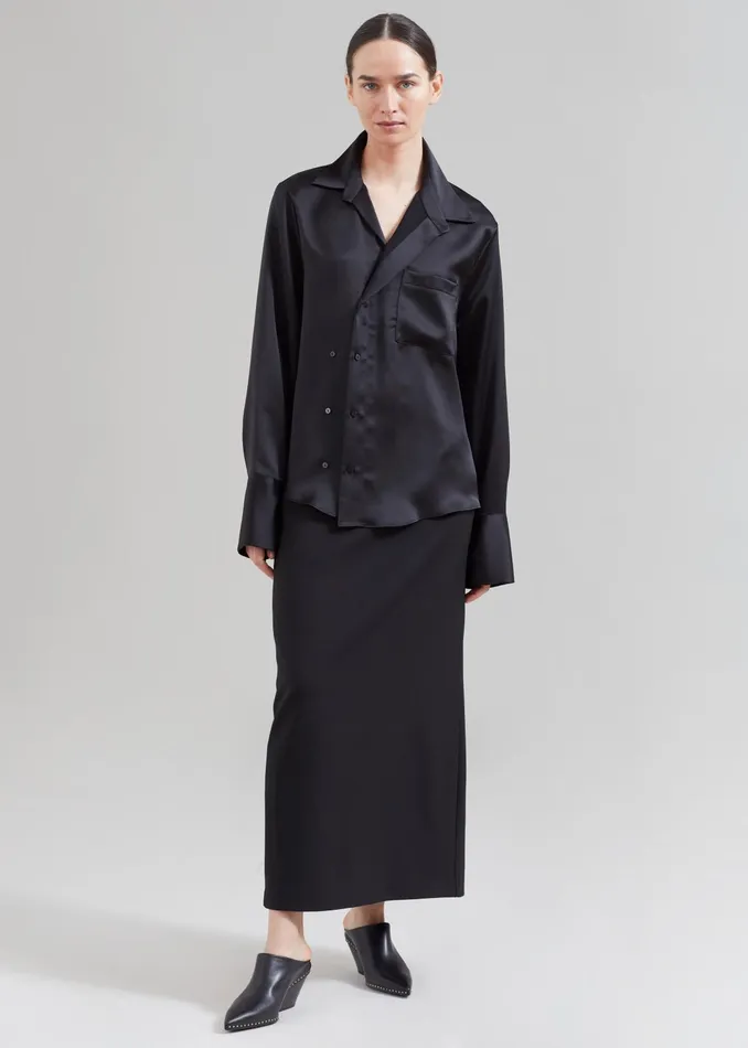 The Frankie Shop Bottoms Demi Pencil Skirt 8211 Black 8211 Women