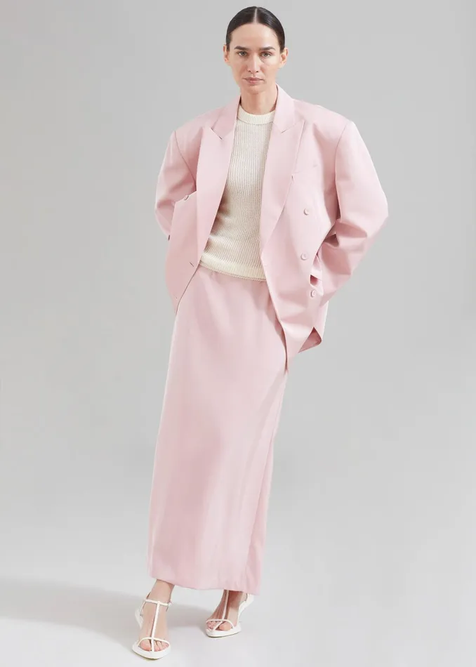 The Frankie Shop Bottoms Demi Pencil Skirt 8211 Pink 8211 Women