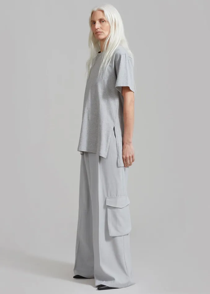 The Frankie Shop Bottoms Gladys Cargo Pants 8211 Grey 8211 Women