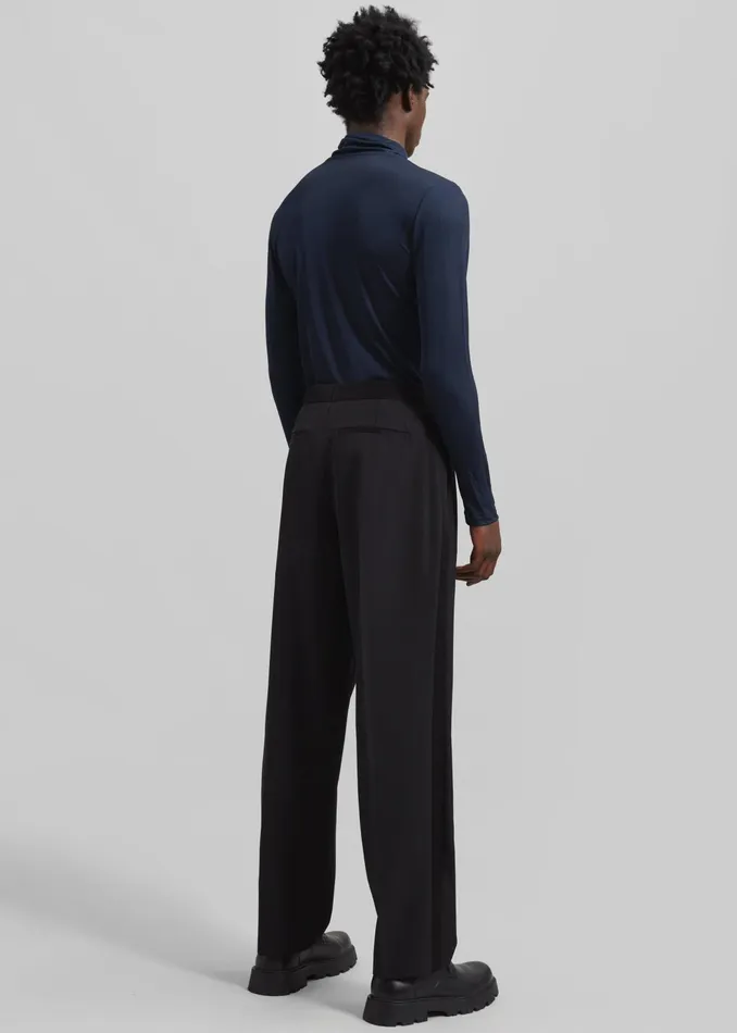 The Frankie Shop Bottoms Louis Gabriel Nouchi StraightLeg Smoking Trousers 8211 Black 8211 Men