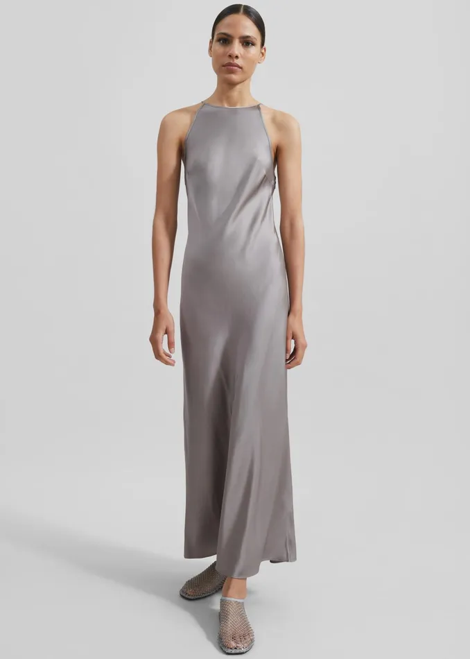 The Frankie Shop Dresses Samse Samse Sanja Dress 8211 Steeple Gray 8211 Women