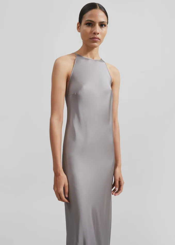 The Frankie Shop Dresses Samse Samse Sanja Dress 8211 Steeple Gray 8211 Women