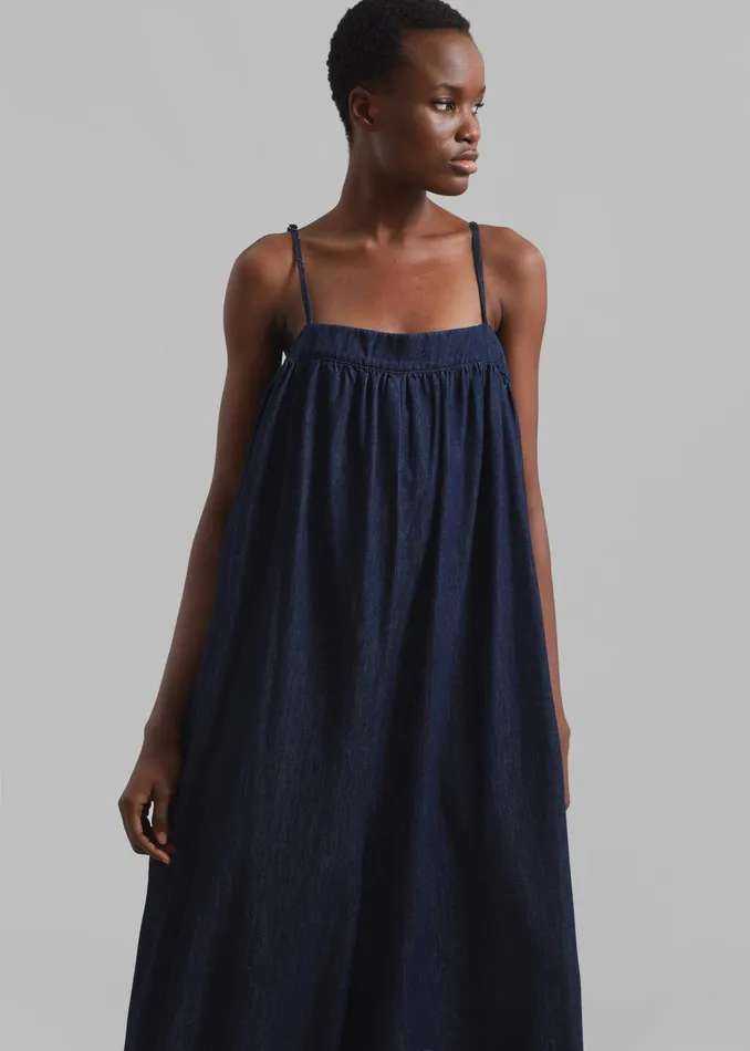 The Frankie Shop Jumpsuits Maude Denim Jumpsuit 8211 Raw Wash 8211 Women