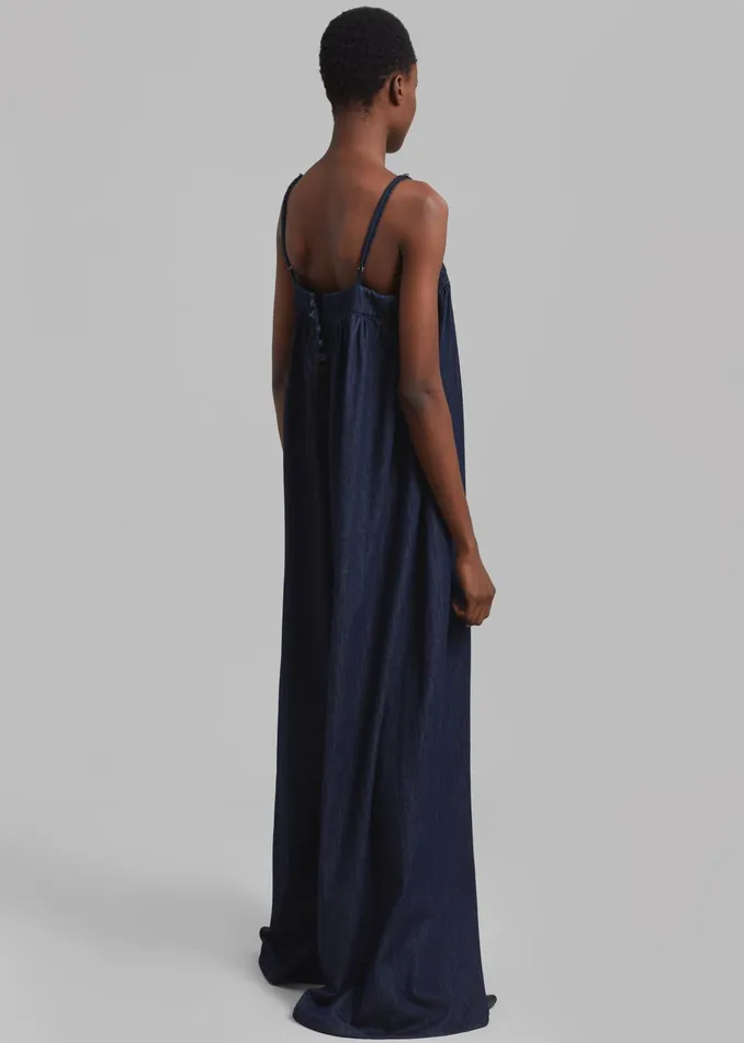 The Frankie Shop Jumpsuits Maude Denim Jumpsuit 8211 Raw Wash 8211 Women