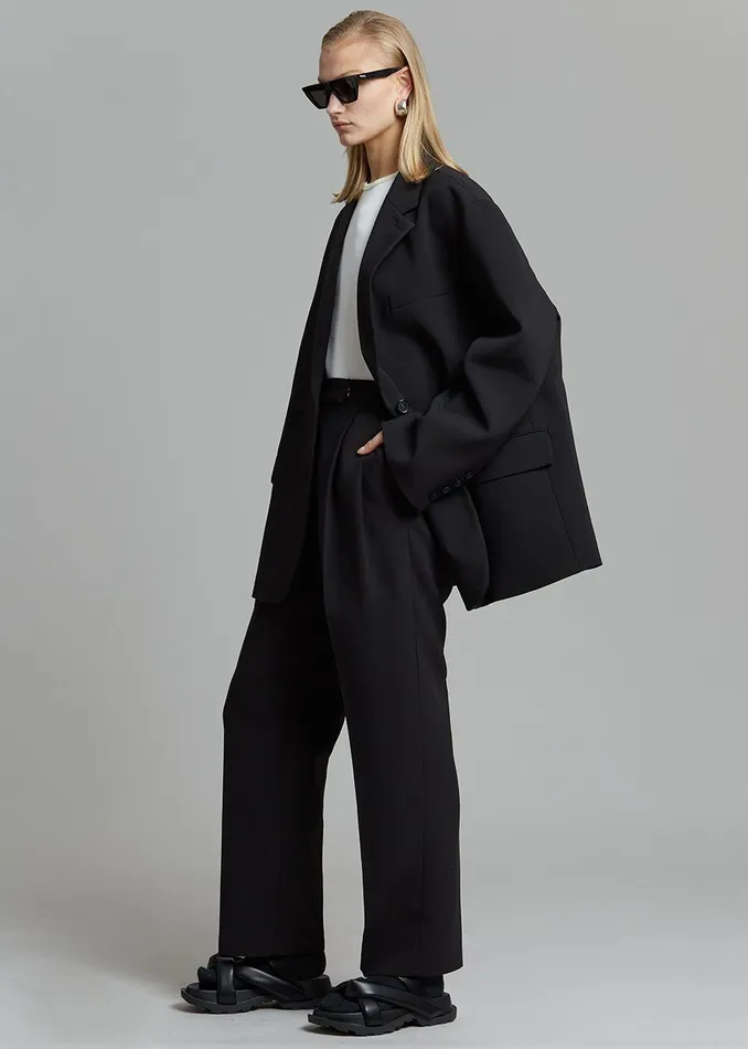 The Frankie Shop Outerwear Bea Blazer 8211 Black 8211 Women