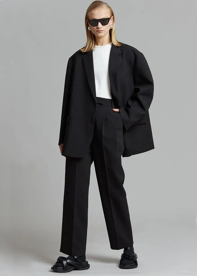 The Frankie Shop Outerwear Bea Blazer 8211 Black 8211 Women