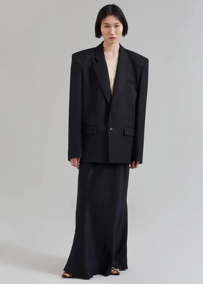The Frankie Shop Outerwear Jun Blazer 8211 Black 8211 Women