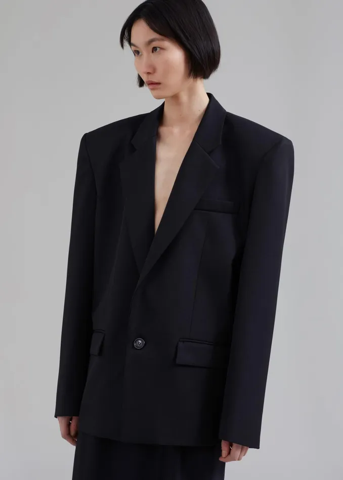 The Frankie Shop Outerwear Jun Blazer 8211 Black 8211 Women
