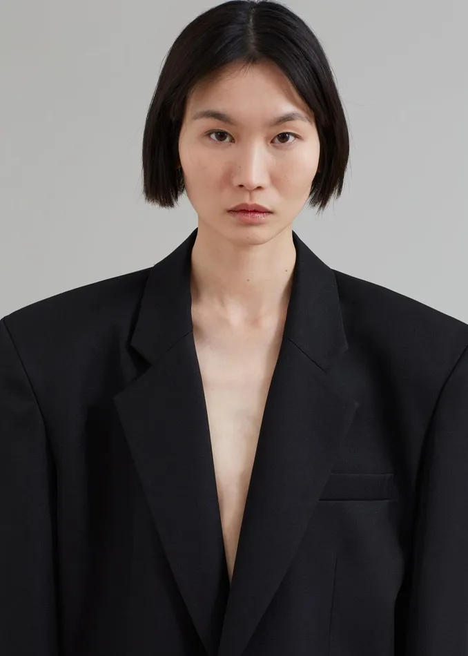 The Frankie Shop Outerwear Jun Blazer 8211 Black 8211 Women