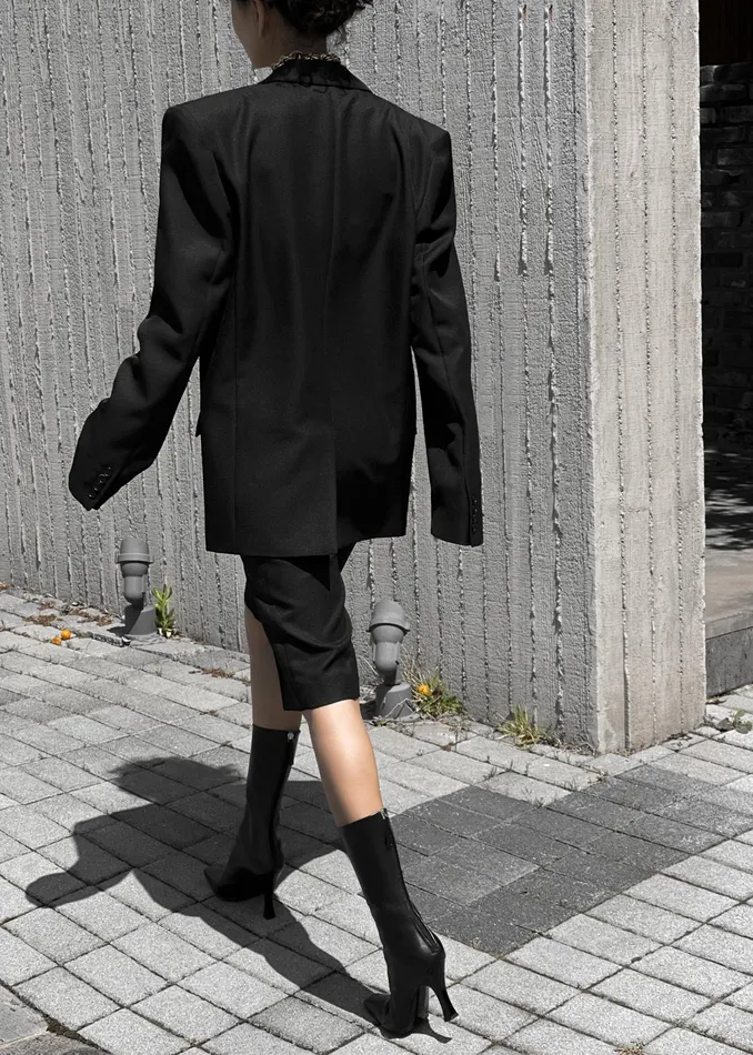 The Frankie Shop Outerwear Jun Blazer 8211 Black 8211 Women