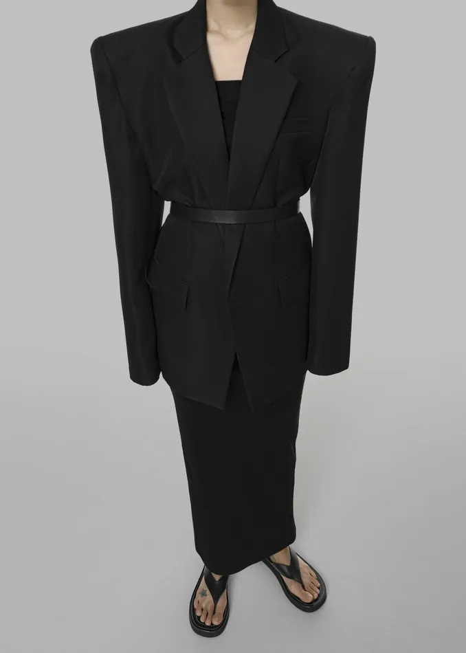 The Frankie Shop Outerwear Jun Blazer 8211 Black 8211 Women