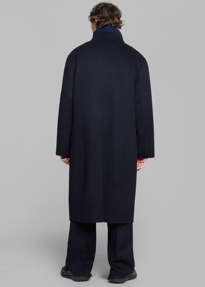 The Frankie Shop Outerwear Paxton Wool Coat 8211 Dark Navy 8211 Men