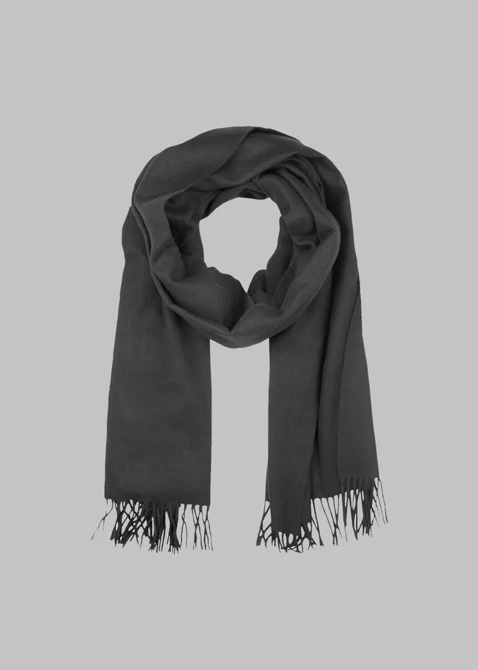 The Frankie Shop Samse Samse Accola Maxi Scarf 8211 Black 8211 MenWomen