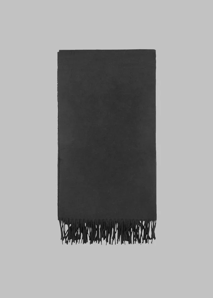 The Frankie Shop Samse Samse Accola Maxi Scarf 8211 Black 8211 MenWomen