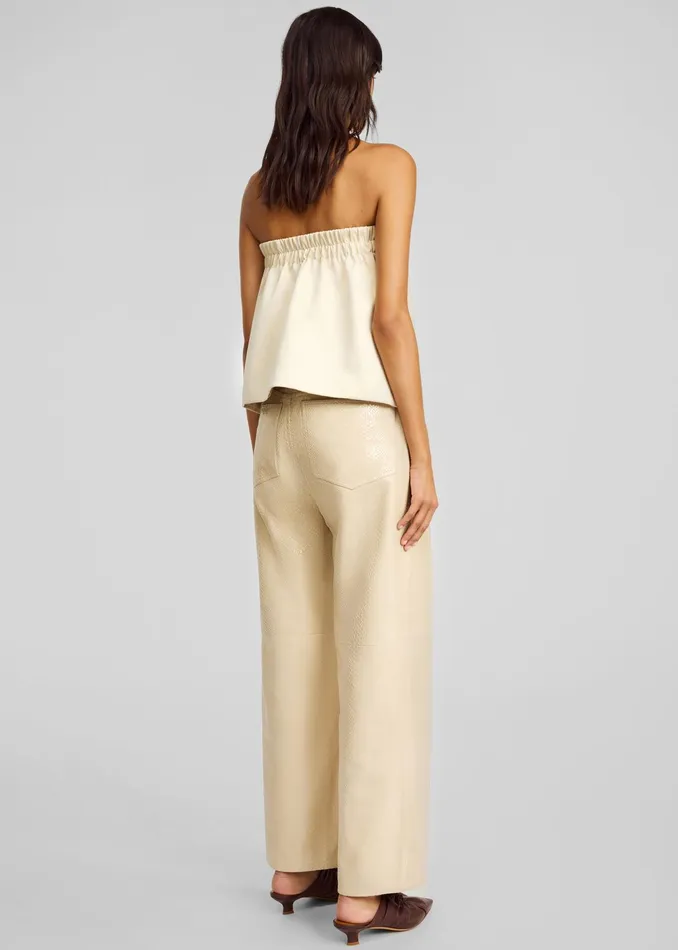 The Frankie Shop Tops By Malene Birger Hermie Top 8211 Oyster Gray 8211 Women