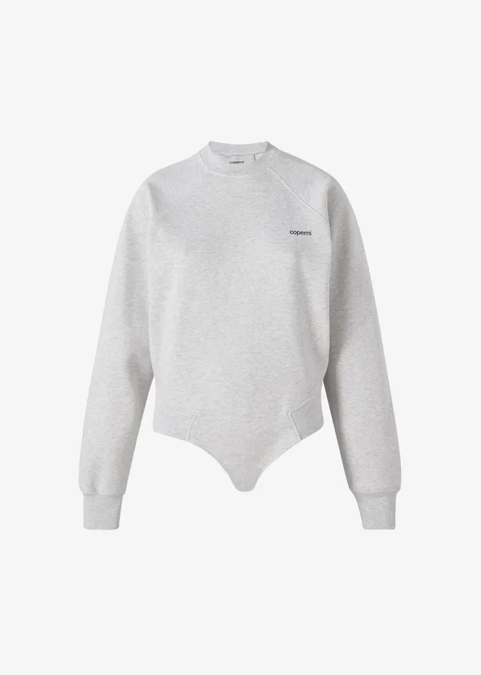 The Frankie Shop Tops Coperni Crewneck Sweatshirt Body 8211 Grey Melange 8211 Women