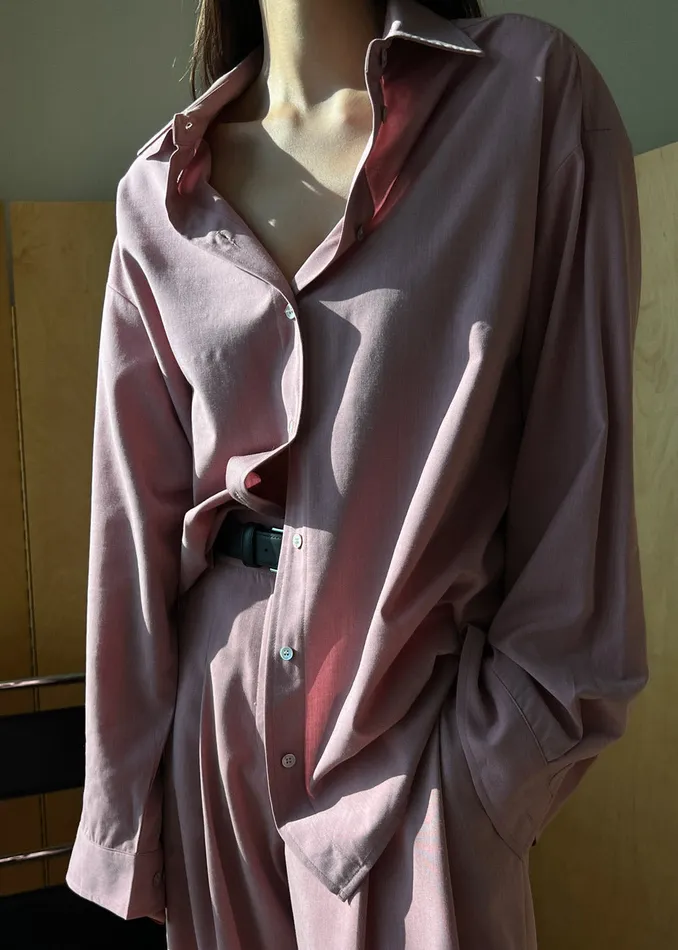 The Frankie Shop Tops Gelso Shirt 8211 Rose 8211 Women