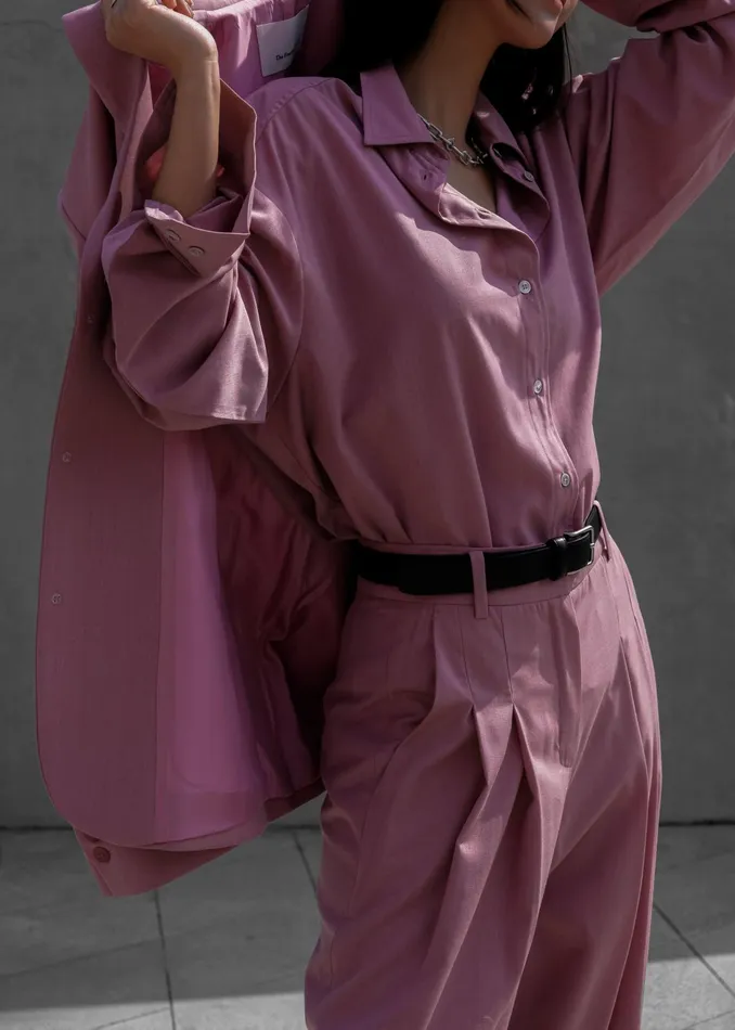 The Frankie Shop Tops Gelso Shirt 8211 Rose 8211 Women