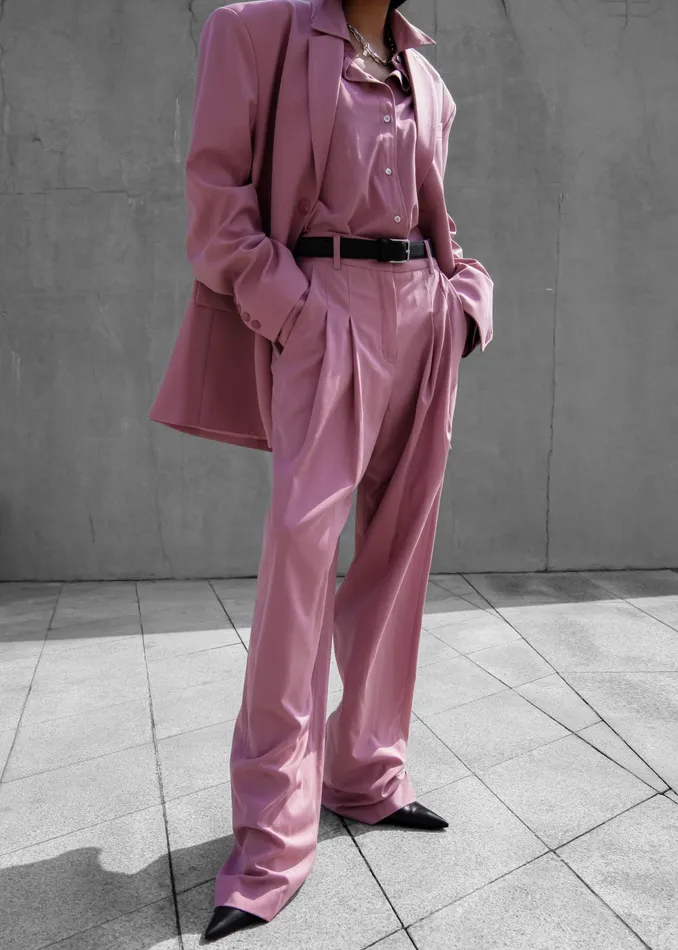The Frankie Shop Tops Gelso Shirt 8211 Rose 8211 Women