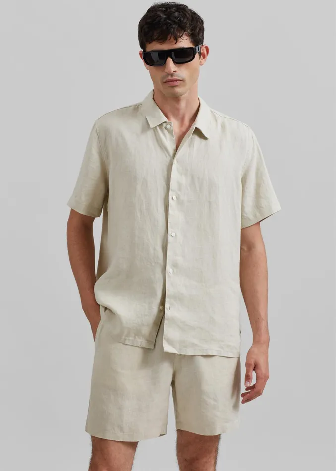 The Frankie Shop Tops Samse Samse Saavan Jx Shirt 8211 Castle Wall 8211 Men