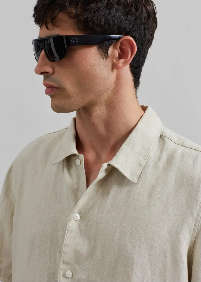 The Frankie Shop Tops Samse Samse Saavan Jx Shirt 8211 Castle Wall 8211 Men