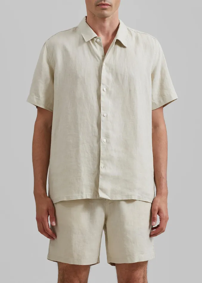 The Frankie Shop Tops Samse Samse Saavan Jx Shirt 8211 Castle Wall 8211 Men