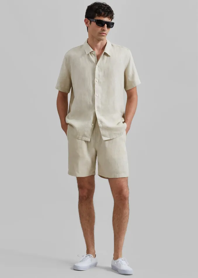 The Frankie Shop Tops Samse Samse Saavan Jx Shirt 8211 Castle Wall 8211 Men