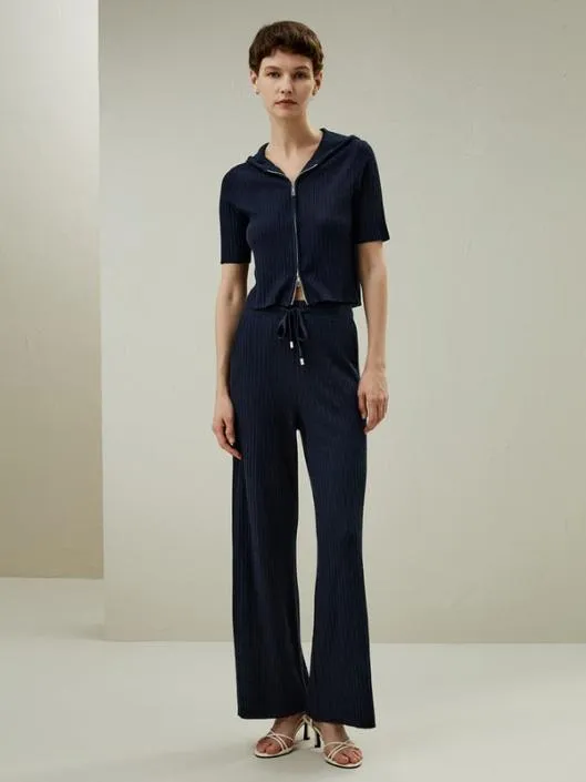 The Oasis Knit Pants Knitted Wool Trousers For Women Women Lilysilk Knitwear