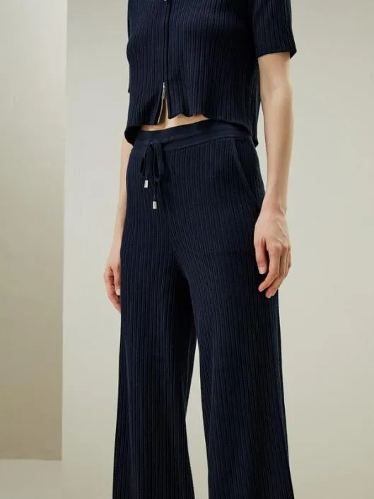 The Oasis Knit Pants Knitted Wool Trousers For Women Women Lilysilk Knitwear