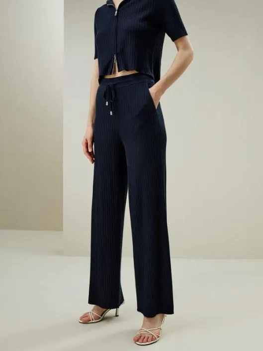 The Oasis Knit Pants Knitted Wool Trousers For Women Women Lilysilk Knitwear