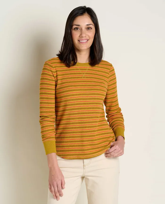 Tops and TShirts ToadandCo Women8217s Foothill Long Sleeve Crew Pike Stripe