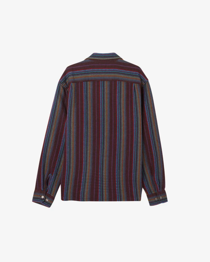 TOPS WANDERER SHIRT Sepia Multi OBEY Clothing Men