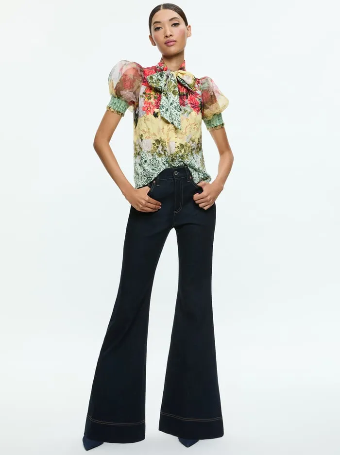 Tops Women Alice Olivia Brentley Blouse Oakley