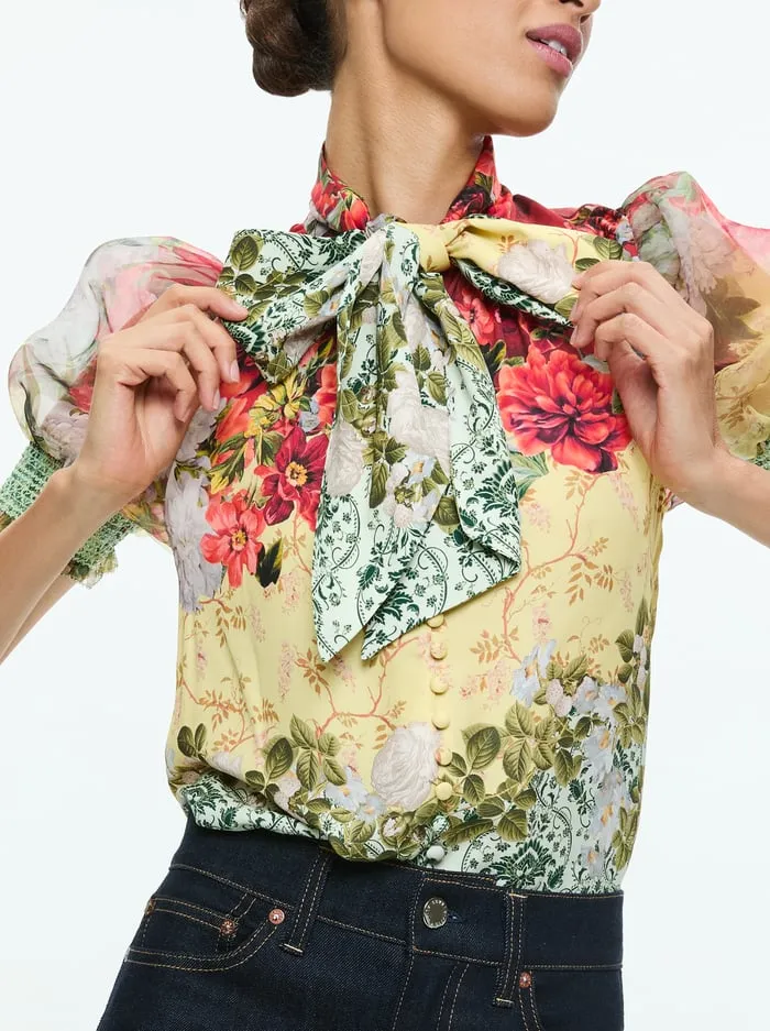 Tops Women Alice Olivia Brentley Blouse Oakley