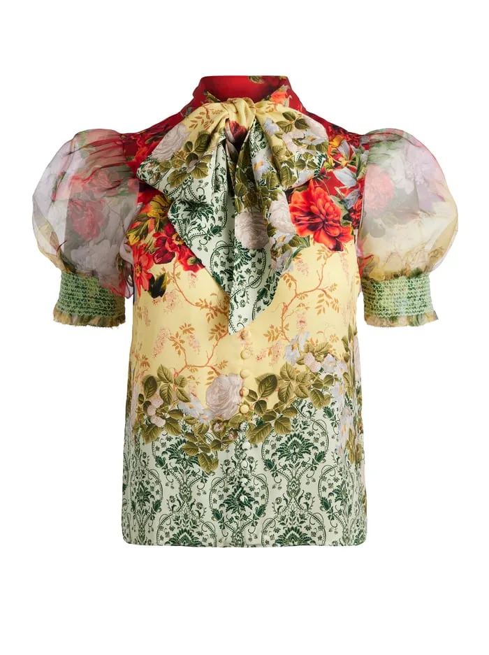 Tops Women Alice Olivia Brentley Blouse Oakley