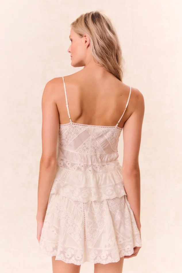 Tops Women LoveShackFancy Luschia Lace Cami Top Off White