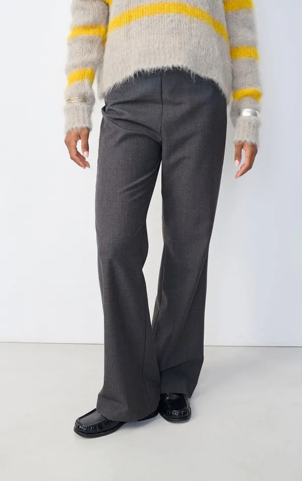 Trousers Ayany Heather Grey Women American Vintage Trousers