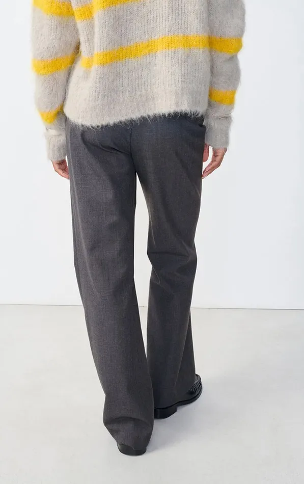 Trousers Ayany Heather Grey Women American Vintage Trousers Trousers Ayany Heather Grey Women American Vintage Trousers