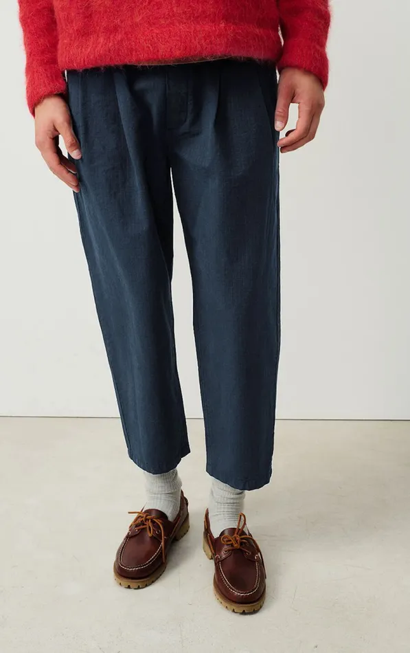 Trousers Rygybay Navy Men American Vintage Trousers